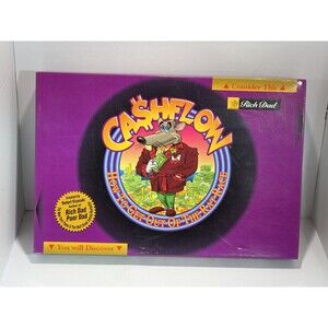 Cashflow How To Get Out Of The Rat Race Rich Dad Poor Dad Board Game Complete!